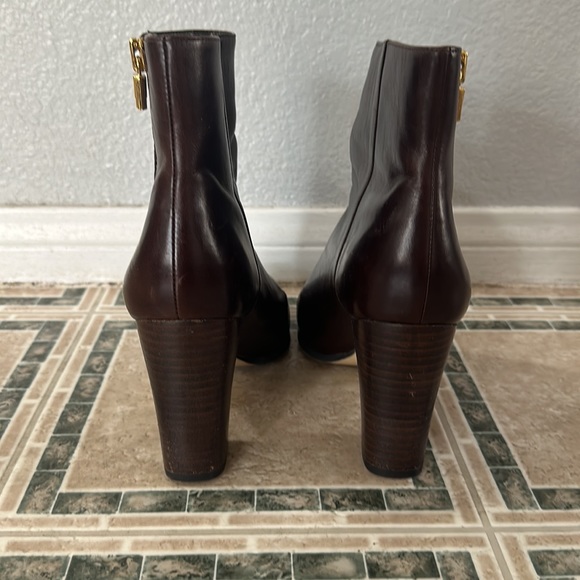 Michael Kors Alane Leather Flex Bootie In Barolo - Picture 4 of 9